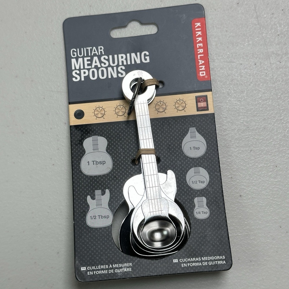 Kikkerland Guitar Measuring Spoons New